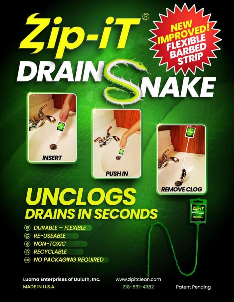 zip it drain cleaning tool